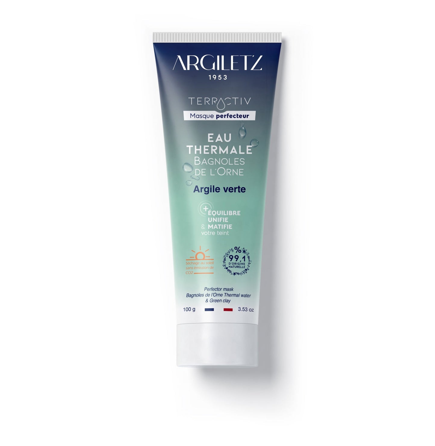Masque Visage « terractiv » D'argile Verte Prête (100g)