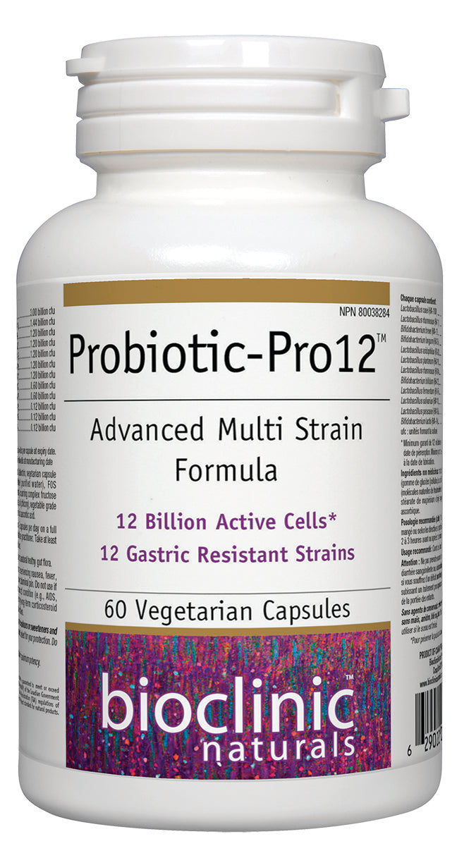 Probiotic-pro12 · 12 Milliards Cellules Actives (60 Vcaps)