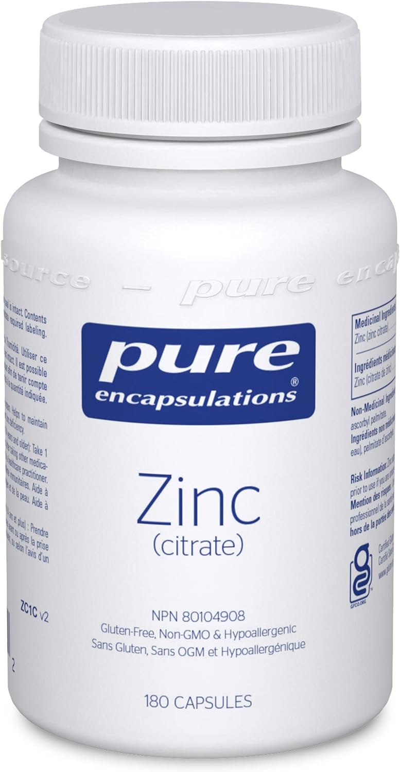 Zinc (citrate) (180 Caps)
