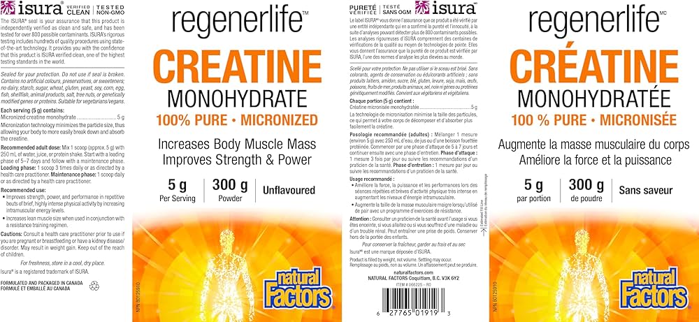 Régénerlife Créatine (300g)