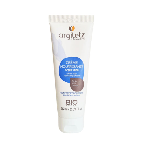 Crème Pieds Secs Á L'argile Verte - Biologique (75 Ml)