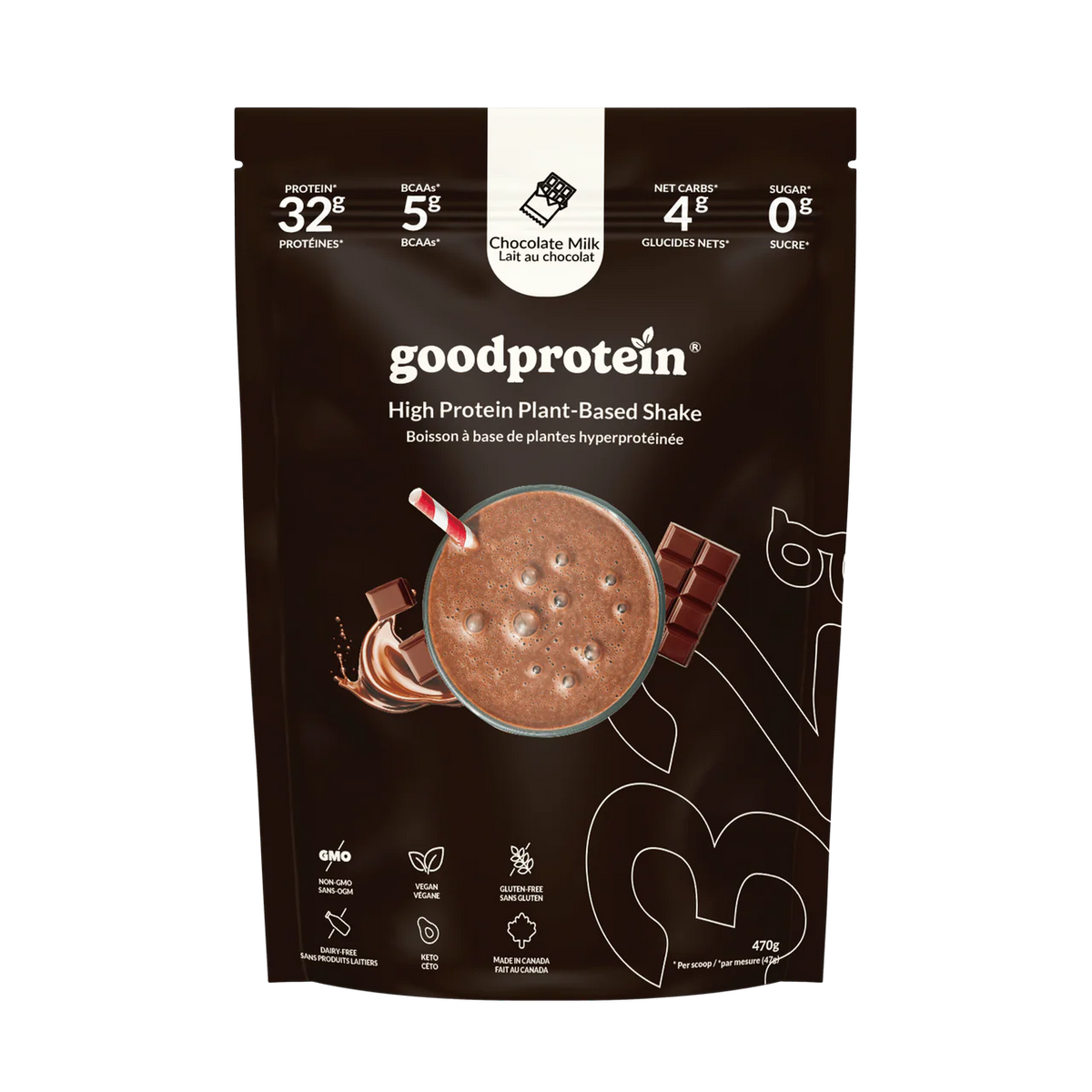 Boisson Á Base De Plantes Hyperprotéinée Chocolat (470g)