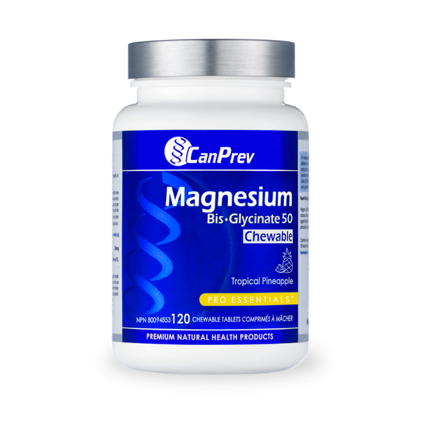 Magnesium Bis·glycinate 50 Croquable-ananas (120 Co)