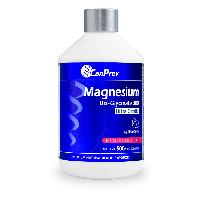 Magnesium Bis·glycinate 300 Ultra Gentle - Bleuets (500ml)