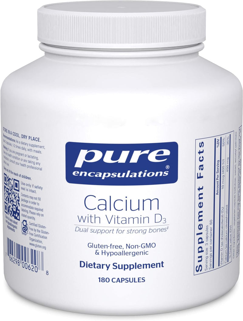 Calcium With Vitamin D3  (180 Caps)