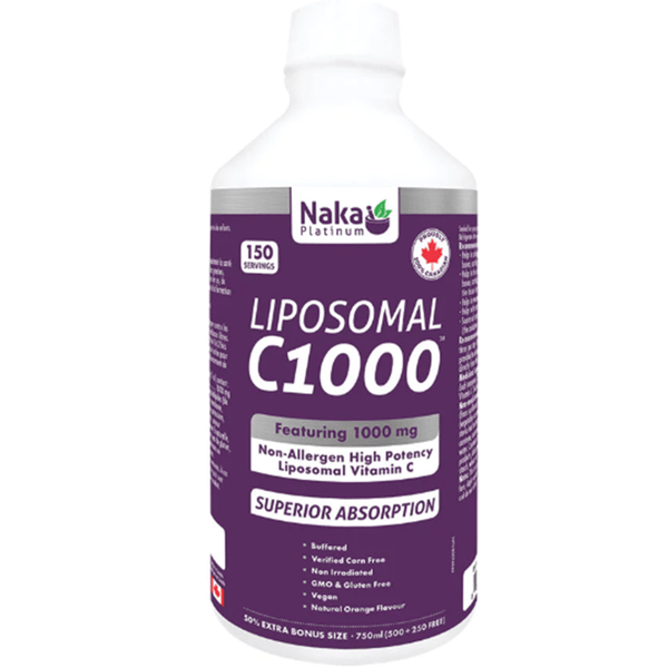 Vitamine C Liposomal 1000mg-orange Bonus (500ml+250ml )