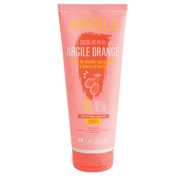 Gommage Exfoliant Corps- Sucre De Peau Argile Orange (200ml)