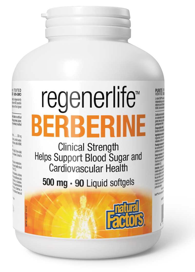 Regenerlife Berberine 500mg (90 Caps)