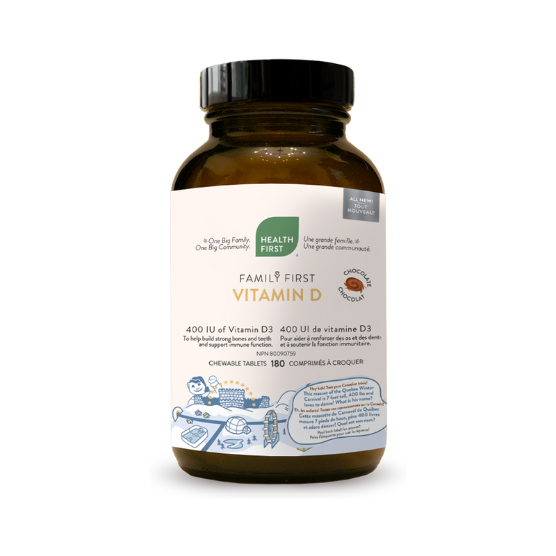 Family First Vitamine D 400ui (180 Cos Á Croquer)