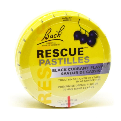 Fleur De Bach-rescue Pastilles Saveur De Cassis (x35)