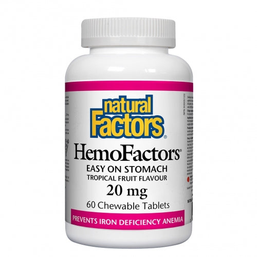 Hemofactors 20mg Saveur De Fruits Tropicaux (60 Cos)