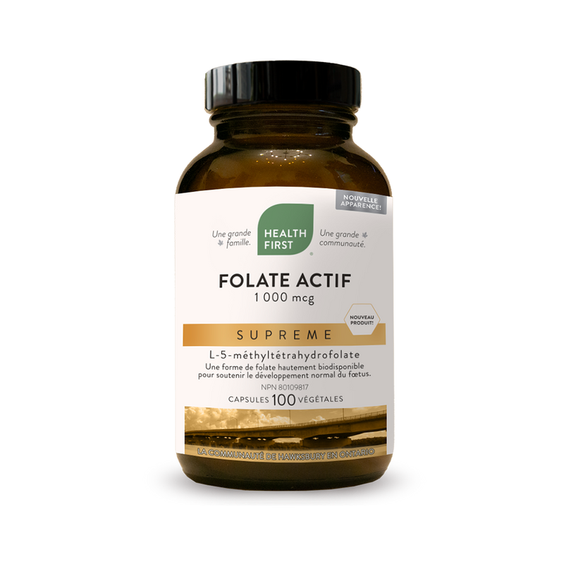 Folate Actif 1000mcg Supreme (100 Caps)